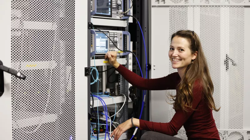 Spectrum Analyzer Serverroom